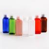 Botella cuadrada de 50 ml botella de plástico dividida botella con tapa abatible botella cuadrada de lazo botella de prueba muestra pequeña botella para cosméticos botella dividida generación