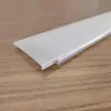 Cubierta Difusora de Tubo de Luz Led Fabricante Extruido Blanco Lechoso Transparente 50mm Prisma Estampado PC Cubierta de Luz Extruida Cubierta de Luz Led