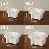 Mesa Silla Sofá Caja de Arena Muebles Miniatura DIY Hecho a Mano Modelo de Plano de Piso Interior Figura Casa de Muñecas Muebles Adornos