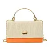 2026 Verão Novo Estilo Capa Tecida Estilosa Simples Moda Corrente de Menina Bolsa Transversal de Ombro para Mulheres