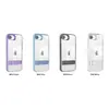Funda de teléfono con soporte de una línea aplicable transfronteriza iPhone16E, funda de teléfono transparente simple anticaída Apple 17E anti-amarilleo