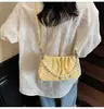 Bolso de Mujer de Nicho Estilo Francés 2025 Nuevo Bolso Plegado Versátil Bolso Cruzado con Cadena Bolso de Hombro de Moda