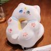 Almohada de siesta con forma de gato de verano, almohada de oficina para el almuerzo de las niñas, almohada para dormir en la mesa infantil para estudiantes de primaria
