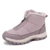 Nuevas Botas de Nieve Impermeables Antideslizantes para Exteriores Transfronterizas para Mujer, Invierno, Resistentes al Frío, con Felpa Adicional, Suela Gruesa, Fabricante, Venta al por Mayor