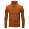 Nuevo Suéter de Punto para Hombre de Comercio Exterior Transfronterizo, Estilo Europeo y Americano, Suéter de Cuello Alto con Rayas Verticales para Otoño e Invierno Juvenil