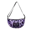 Bolsa de Ombro Estilo Novo 2026 com Bolinhas e Letras, Bolsa Feminina com Toque de Luxo, Design de Nicho, Bolsa Transversal da Moda, Única e Versátil