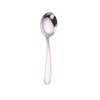 Colher de Sopa Funda de Aço Inoxidável 304, Uso em Restaurante e Doméstico, Colher de Arroz Espessa, Isolada, Uso Compartilhado para Panela de Arroz