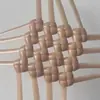 Material de Ratán Plano de 5 mm Material Tejido a Mano para Tejer Bolsas Cestas de Flores Ratán de Plástico Tejido de Ratán Ratán de Imitación Tira Tejida Tira No