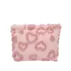 Bolsa de Maquiagem de Grande Capacidade com Design de Nicho para Mulheres 2025 Nova Bolsa de Mão Moda Única Doce Coração Pequena Bolsa