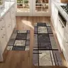 Alfombrilla Antideslizante para Suelo de Cocina al por Mayor Alfombra de Cocina de Franela Absorbente de Agua a Prueba de Aceite Fácil de Limpiar Felpudo de Cocina