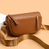 Bolso de mujer de cuero genuino transfronterizo 2026 nuevo modelo bolso de hombro de piel de vaca de capa superior versátil moderno de alta gama de gran capacidad bandolera