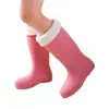 Sapatos Femininos de Cano Alto Modernos e Requintados de Alta Qualidade, Sapatos de Vadeio Femininos, Sapatos Aquáticos Femininos de Cano Alto com Solado Espesso Impermeáveis, Botas Longas de Borracha