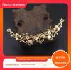 Pingente de guirlanda de borboleta de cobre fundido antigo pingente de colar de noiva acessórios de casamento coroa de cabelo adorno de cabeça corpo