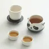 Set de Té Portátil para Viaje Panda Tetera Una Olla Dos Tazas Taza Rápida Souvenir Logo Reunión Anual de la Empresa