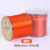 Fio Elástico Plano, Cordão Resistente ao Desgaste, Fio para Joias DIY, Fio para Miçangas de Pulseira, Fio para Tecelagem, Fio Elástico para Cristal Atacado