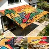Tela para sombrilla de balcón y patio, protección solar y aislamiento térmico, carpa toldo de camping, cortina de sombrilla negra con recubrimiento total para exteriores, hecha a medida