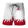 Pantalones Cortos de Verano Europeos y Americanos Dragon Ball Huo Sombra Impresos en 3D Pantalones Casuales Sueltos de Verano Pantalones de Playa para Hombre de Anime Japonés