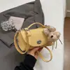 Bolsas de Nicho Estilo Coreano Novas da Primavera 2026 Bolsas Simples Bolsas Femininas Alto Valor Elegantes Bolsas Pequenas Transversais Bolsas Quadradas Pequenas