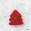 NUCHI Cruzamento de Fronteiras Natal Lã Feltro Coração Floco de Neve Ornamento Decoração de Árvore de Natal Pingente Decoração de Natal DIY Feito à Mão