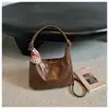 Bolsa de Ombro para Uso Diário de Luxo Feminina 2026 Novo Estilo Verão Popular Bolsa de Ombro Único Bolsa Tote Transversal de Grande Capacidade