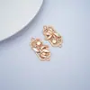 Acessórios de Joias de Liga Metálica Cor Esmeralda Imitação Galvanizada Conserva Cor Artesanais DIY Brinco Pingente Flor Orquídea Esmeralda Acessórios de Cabelo Atacado