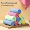 Novo Tipo de Pano de Toalha, Pano Removedor de Óleo, Pano de Microfibra, Não Gruda Óleo, Pano de Louça que Não Solta Fiapos, Descontaminação e Absorção de Água