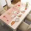 Nuevo modelo 2025, mantel de mesa de PVC, impermeable, a prueba de aceite, mantel lavable, protector de mesa resistente al calor, mantel para mesa de centro de sala de estar