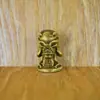 Retro Antiguo Cobre Blanco Puro Mazmorra Enano Soldado Soldado Modelo Hecho a Mano Juego de Mesa Pieza de Ajedrez Adornos Juguete Regalo