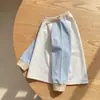 Camiseta de Manga Longa de Algodão Puro Estilo Europeu para Meninos, Novo Modelo Primavera e Outono 2026, Roupa Infantil para Bebês e Crianças, Tendência