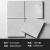 Pisos Pequenos Azulejados com Esmalte Esculpido Fosco 400*400 Cozinha Banheiro Banheiro Antiderrapante Cinza Azulejos Retro Azulejos Cerâmicos
