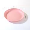 Bandeja Redonda Grande Mediana Pequeña de Paja de Trigo Plato Doméstico Plato para Huesos Plato para Escupir Huesos Plato Pequeño de Plástico Plato Nórdico para Fruta