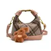 Diseño de Nicho Bolso de Dumpling de Moda para Mujer Otoño 2025 Nuevo Estilo Estampado de Leopardo Lujo Accesible Color de Contraste Bolso de Hombro Único Cruzado