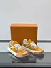 Zapatillas casuales transfronterizas de gamuza y cuero estilo retro americano con patrón en forma de L, suelas gruesas de caucho natural, cordones gruesos, zapatos para hombre en varios colores