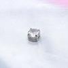 Amazon Fashion popular clip para la oreja para hombre y mujer aretes de acero de titanio cruz circonita imán hebilla para la oreja traje mixto al por mayor