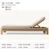 Sofá Nórdico de Ratán y Madera Maciza para Exteriores Cómodo Jardín Patio Diseñador Muebles de Teca Hotel B&B Exterior Ratán