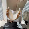 Nova Bolsa Grande de Estilo Chinês para Mulheres, Nova Bolsa de Ombro Versátil da Moda com Estilo Nacional, Bolsa Quadrada Pequena Tendência de Nicho para Sobrancelha