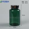 Botella de Suplemento para la Salud de 150 ml con Tapa Flip-Top, Botella de Plástico PET Grueso con Hombros Redondeados para Empaquetado, Botella de 150 cc para Cápsulas y Tabletas de Calcio