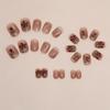 Pieza de belleza para uñas estilo retro Rosa Perla Corta Dulce chica ins uña postiza terminada para usar uña terminada uñas