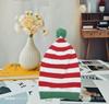 Chapéu de Crochê Tricotado para Adulto Chapéu de Tricô de Natal Duendes Gorros do Papai Noel Papai Noel e Verde Moderno