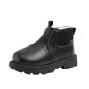 Botas de Algodón para Bebé Tendencia 2024 Invierno Nuevas Botas Casuales Cálidas con Forro de Felpa para Niñas Botines Británicos Versátiles para Niños