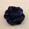 Nueva tela con borde quemado, flor hecha a mano, joyería de bricolaje, accesorios para el cabello, flor artificial, accesorios de horquilla, flor elástica, punto de flor