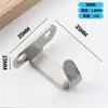 Gancho de Acero Inoxidable Gancho Único Colgante en la Pared Trasera de la Puerta del Baño Gancho para Abrigos de Hotel Gancho para Ropa de Baño Cocina Gancho Único Sólido Venta al por Mayor