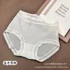 Falda Xiaolan Primavera y Verano Sexy Tanga de Malla para Mujer, Cintura Media, Alta Elasticidad, Transpirable, Sin Costuras, Ceñido a la Cadera Panties Bubble Girl L028