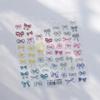 TS-3962 Lazo de Colores Hierro Nueva Tecnología Estilo Minuto Pegatina para Uñas Pegatina Adhesiva para Uñas Joyería para Uñas