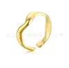 Anel Geométrico de Aço Inoxidável Moda Transfronteiriça Europeia e Americana, Anel Aberto de Aço Titânio Feminino e Versátil, Anel de Cinco Anéis de Marte Masculino