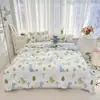 Colcha de Verano de Gasa de Doble Capa con Estampado de Dibujos Animados Clase A, Colcha para Cama Doble, Colcha de Verano Amigable con la Piel, Colcha para Aire Acondicionado, Colcha de Regalo, Venta al por Mayor