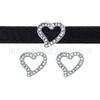 Pulsera de aleación de 8 mm con cuentas de diamante y calavera de fresa para hacer tú mismo, collar para mascotas, llavero, accesorios de joyería