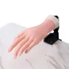 Mão Protética para Nail Art, Mão de Prática para Nail Art, Mão Protética de Prática, Dedos Podem Ser Dobrados, Mão Masculina, Suporte de Mão Masculina