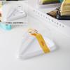 Caja para pastel de mousse triangular estilo japonés anti-vaho de 8 pulgadas durian matcha arcoíris caja de corte multicapa