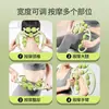 Pinza Circular de Nueve Ruedas para Piernas Relajante Muscular del Muslo Masajeador para Estiramiento de Piernas Rodillo de Yoga para Piernas Hermosas Pinza para Mujeres